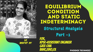 Structural Analysis Part 1- Equilibrium Condition and Static Indeterminacy