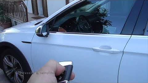 VW Passat B8 - Adjustment of the radio mode of the mirror folding VCDS coding