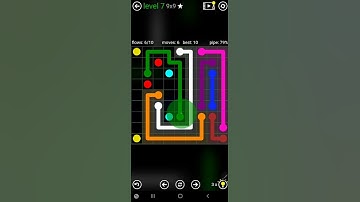 How To Solve Flow Free Classic Pack Level 7 9x9 Board Walk Through Solution Walkthrough