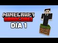 APENAS 1 BLOCO no MINECRAFT HARDCORE  - O INÍCIO
