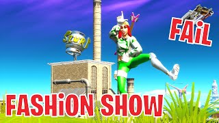 FAMOUS YouTubers STREAM SNIPE my Fortnite FASHION SHOW and FAIL Miserably!