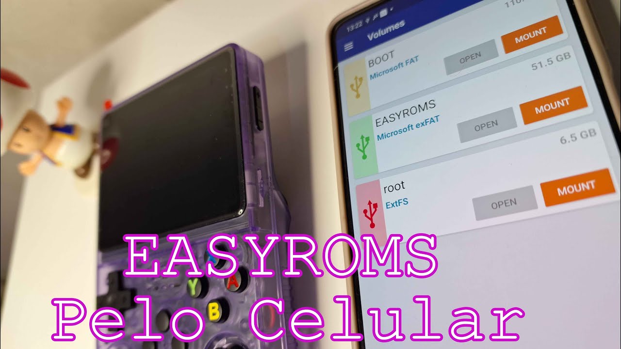 R36s - Acesse a Pasta EASYROMS Pelo Celular - YouTube
