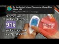 Cara Memperbaiki Thermometer infrared hasil Hi atau Low.(English subs)