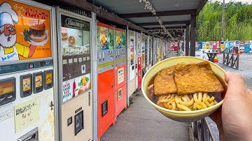 Eating at 24 Hours Japanese Vending Machines