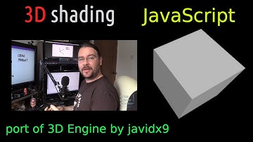 3D shading in pure JavaScript - rotating cube