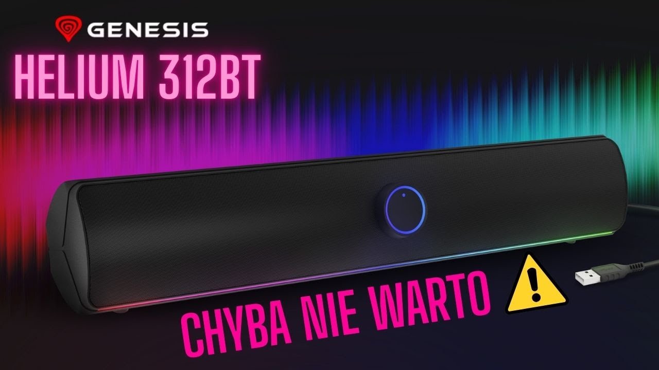 Mini soundbar do PC którego NIE POLECAMY - Genesis Helium 312BT