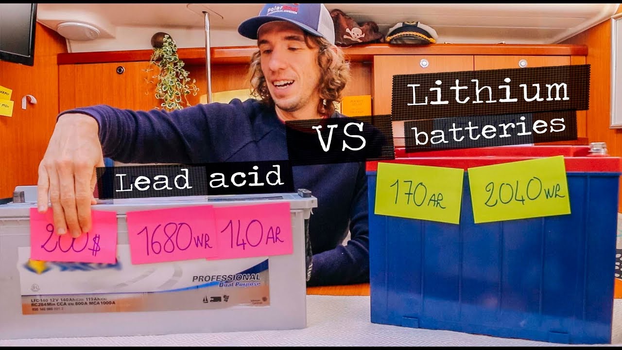 The guide to lithium batteries on a sailboat (VS lead acid) // Ryan’s tech corner #1