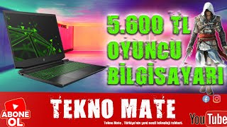 5.600TL OYUNCU BİLGİSAYARI ! HP Pavilion Gaming İ5-8300H 8 GB 256GB SSD 4 GB GTX1050