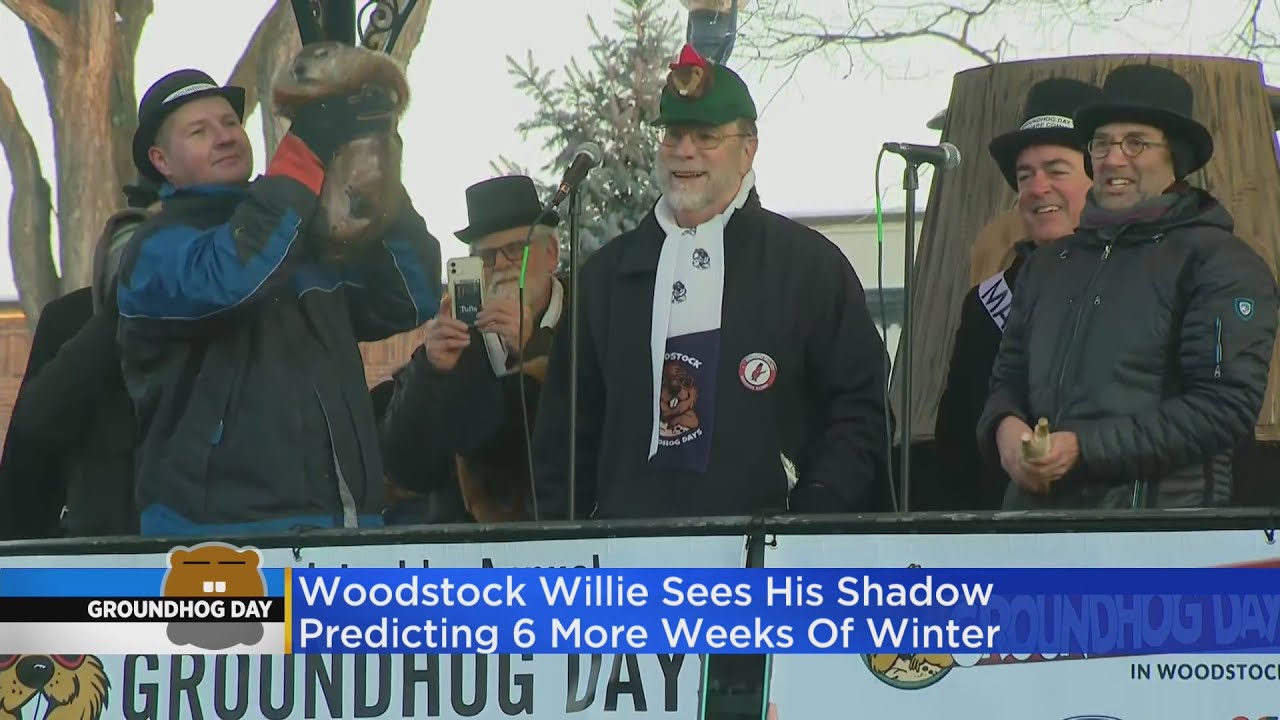 Woodstock Willie Sees His Shadow Predicting 6 More Weeks Of Winter YouTube
