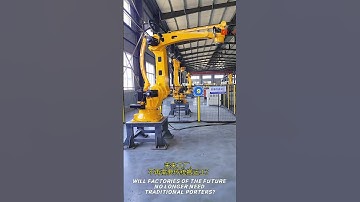 Will factories of the future no longer need traditional porters?#robotic #machine #roboticarms