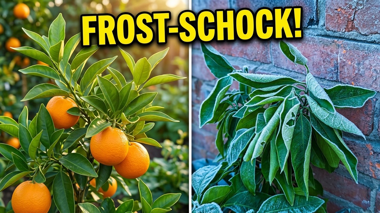 Zitruspflanzen im Januar – Frostiges Update 2024