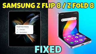 How to Fix Google Not Working Problem Samsung Galaxy Z Flip 8 , Z Fold 8 #new
