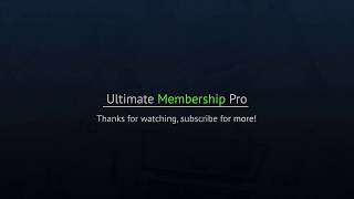 Ultimate Membership Pro Tutorials -  How to add custom fields Guide