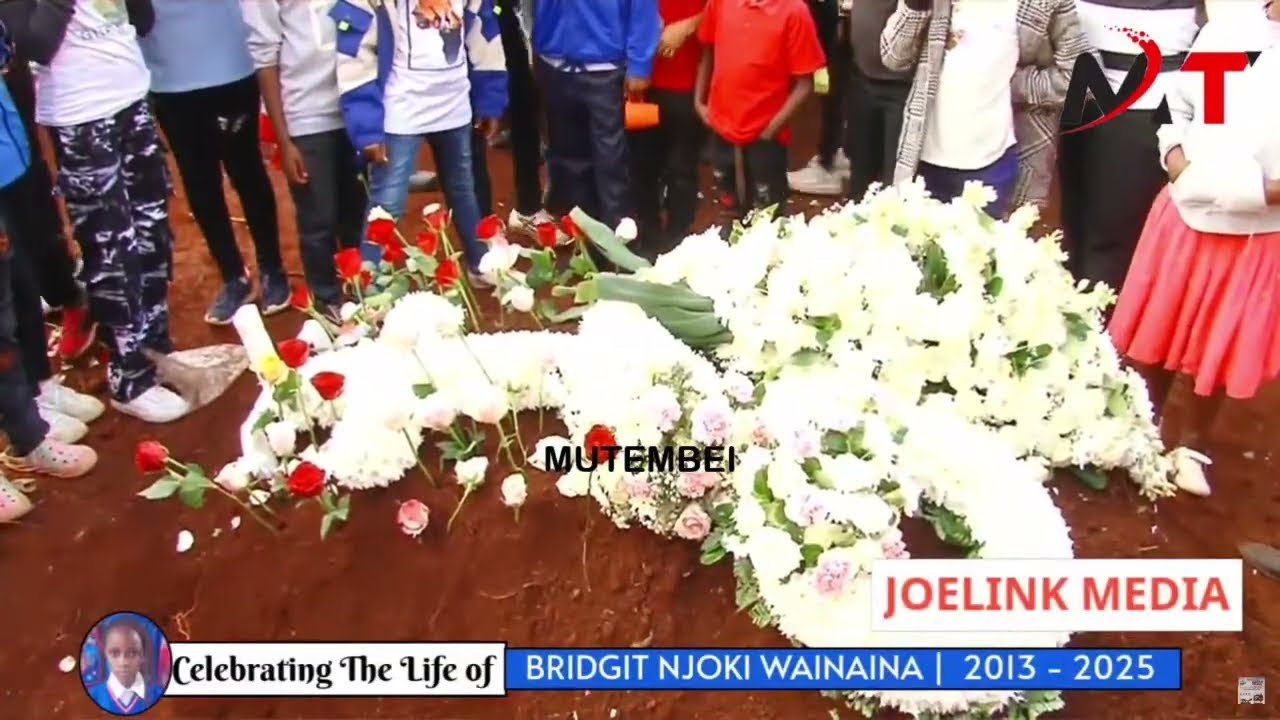 EMOTIONAL MOMENTS AS BRIDGIT NJOKI WHO WAS KILLED BY RUTO ROGUE POLICE LAID TO REST!!!
