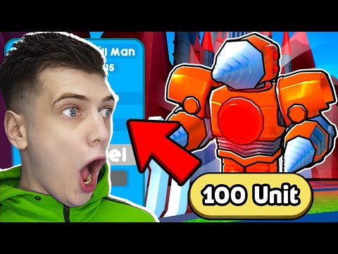 Видео: Играем только 100 Titan Drell Man (toilet tower defense) ROBLOX