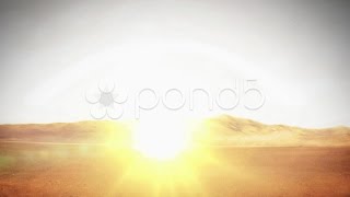 Nuclear Explosion - Scene Composite. Stock Footage