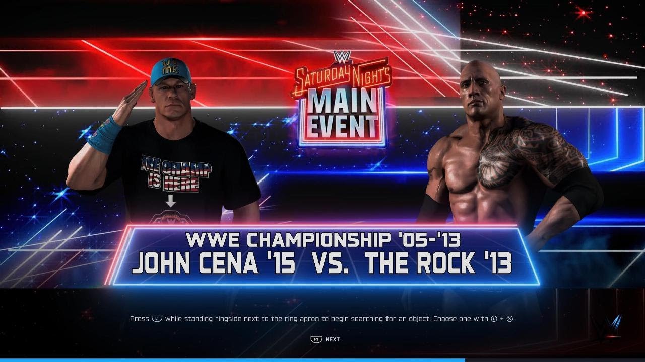 WWE 2K26 John Cena vs The Rock - YouTube