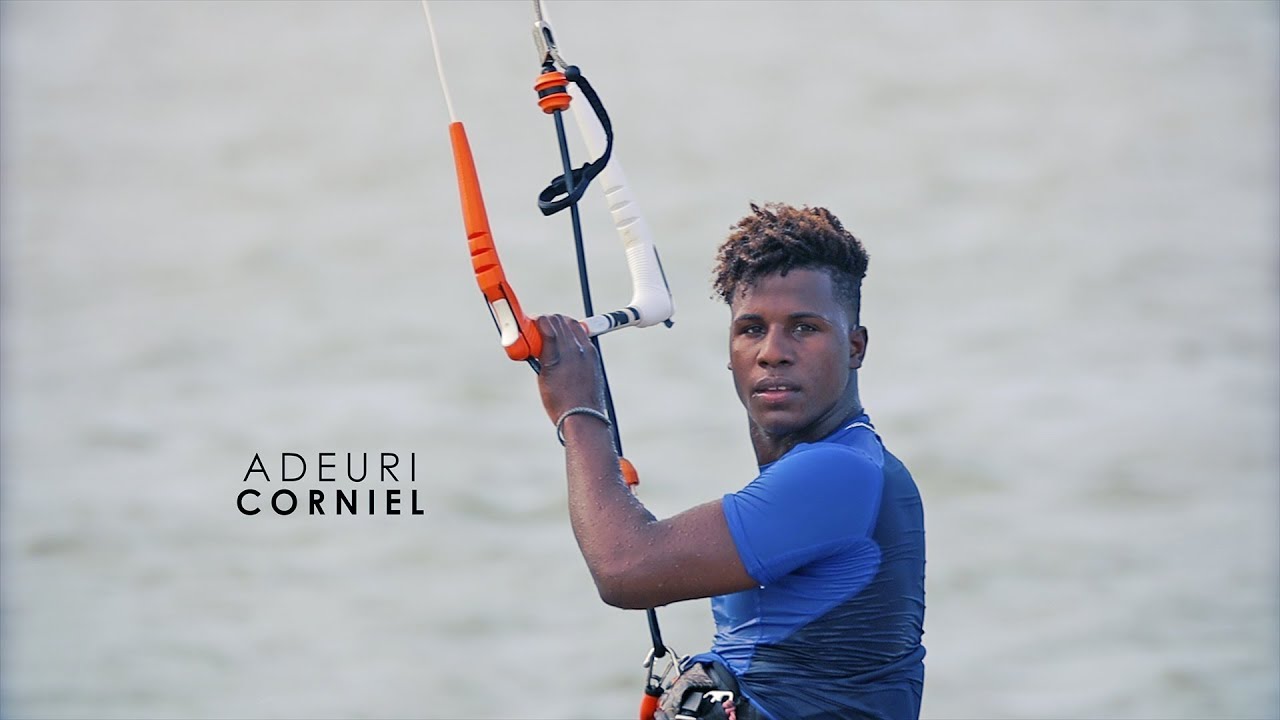 Adeuri Corniel  on Fire! (Freestyle Kiteboarding)
