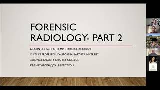 Meet the Experts Series - Kristin Beinschroth on Forensic Radiology