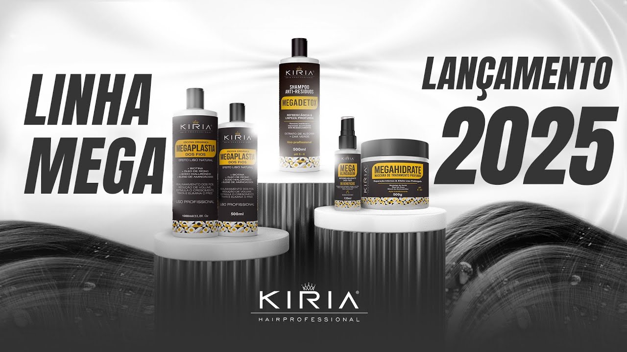 PASSO A PASSO | Tratamento com a Nova Linha Mega da Kiria Hair