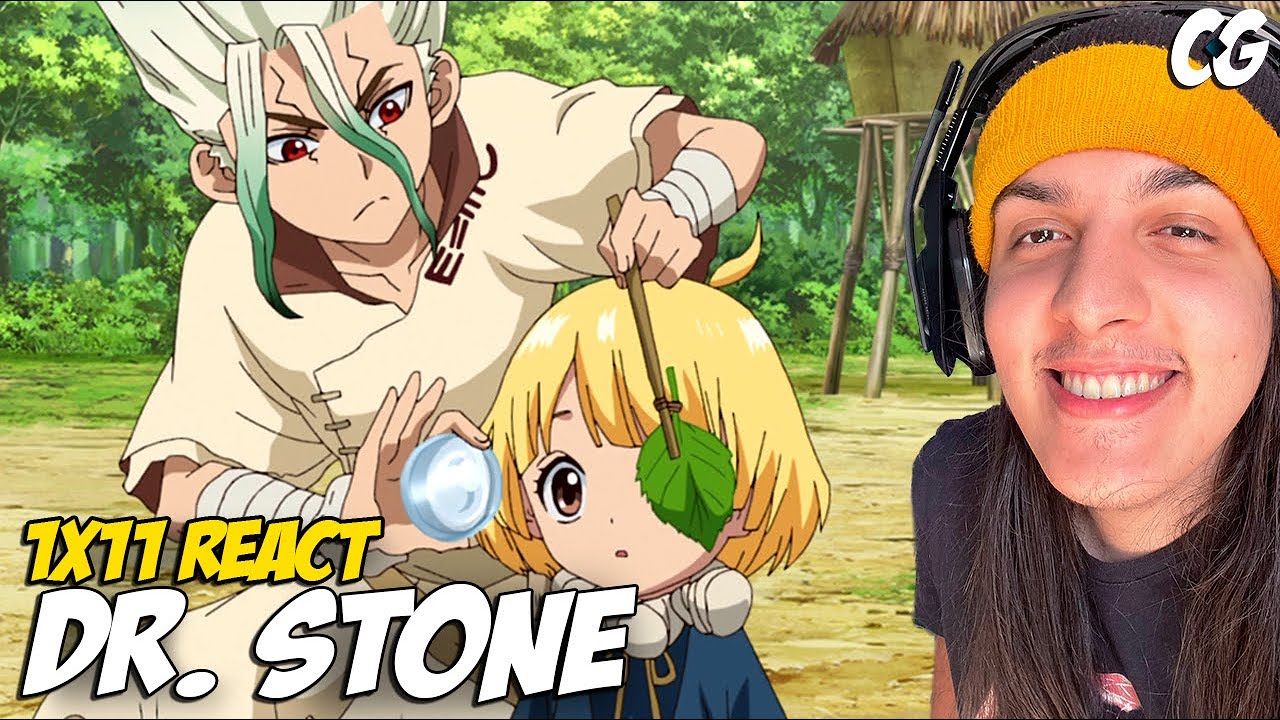 EPISÓDIO EMOCIONANTE DEMAIS! - React Dr. Stone EP 11 - YouTube