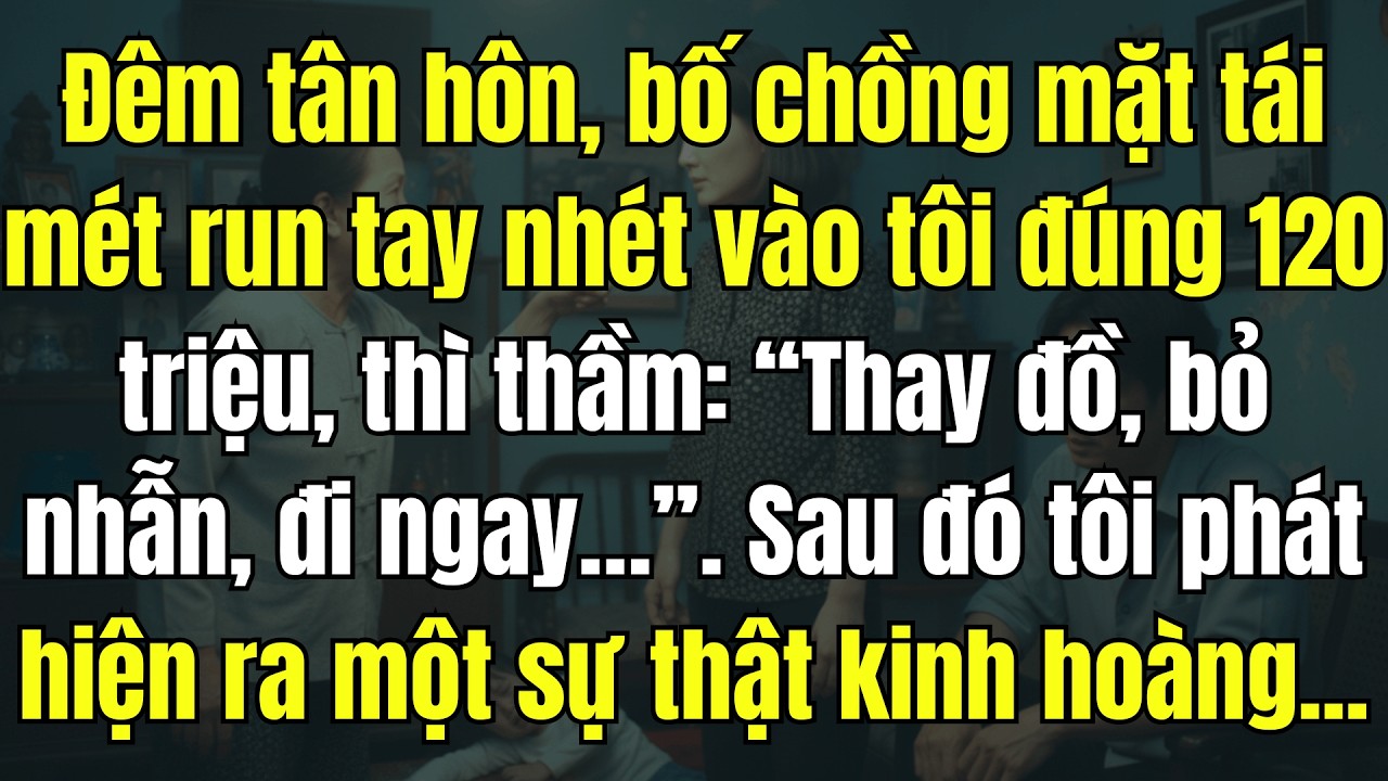 Đêm Tân Hôn, Bố Chồng Run Tay Nhét Vào Tôi 120 Triệu Và Thì Thầm: Thay Đồ, Bỏ Nhẫn, Đi Ngay…