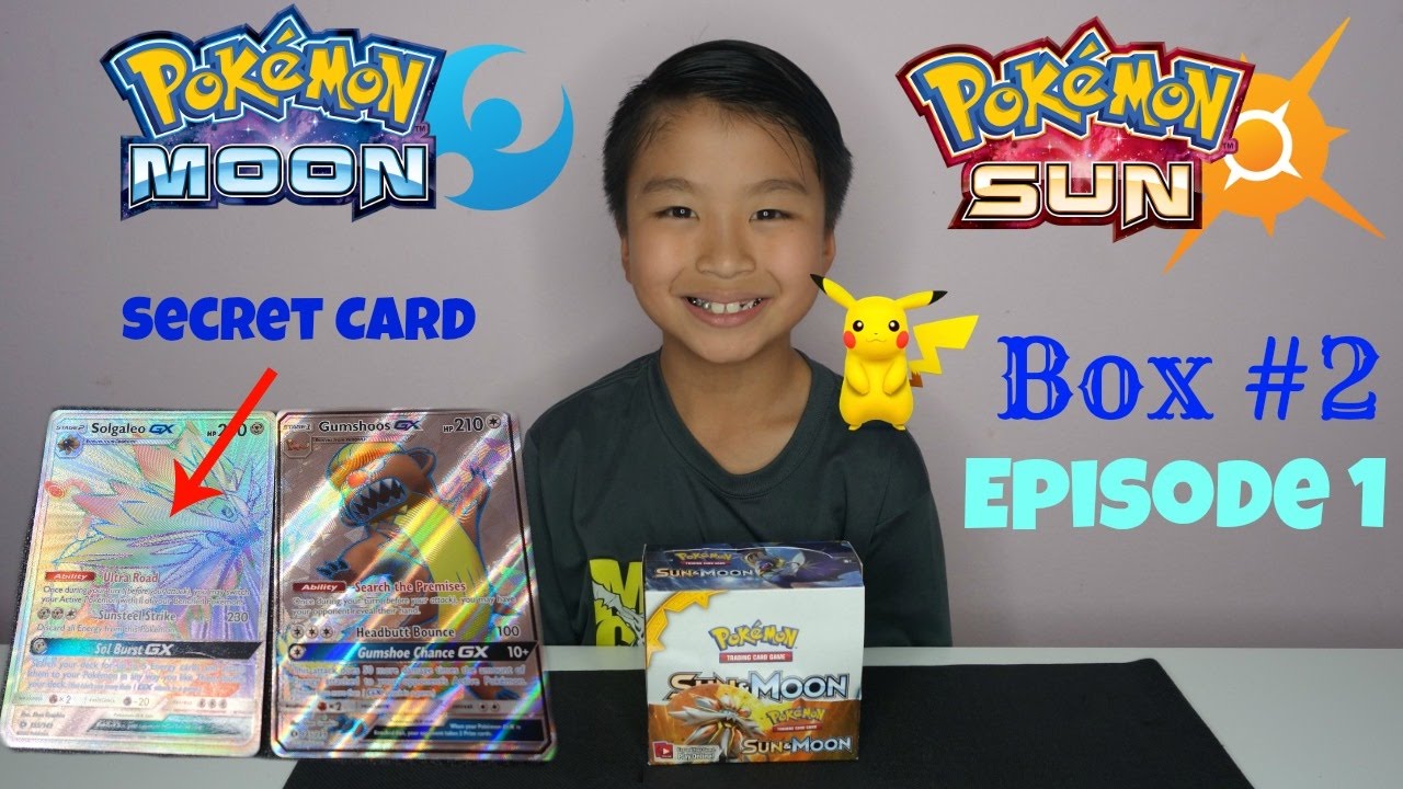 Sun and Moon Booster Box Opening Pokemon Box #2 with 1 Hyper Rare ...