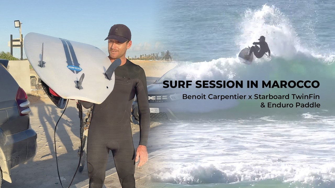 Benoit Carpentier Surfing Morocco | Starboard TwinFin in Dakhla