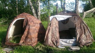 Палатка Спуник-3 vs Зима-Лето