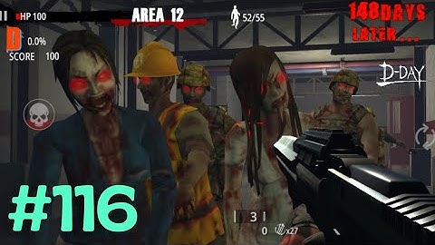 Zombie Hunter D-Day || Area - 12 || Android Gameplay [Part-116]