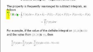 Calculus I Ch 5d Definite Integral