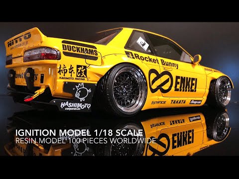 Nissan Silvia S13 1990 Ignition Model Rocket Bunny V2 Drift