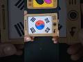 Making South Korea Cardboard Crafts Maze Game Puzzle