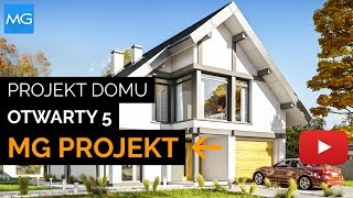 Projekt domu Otwarty 5 - MGProjekt Projekty Domów