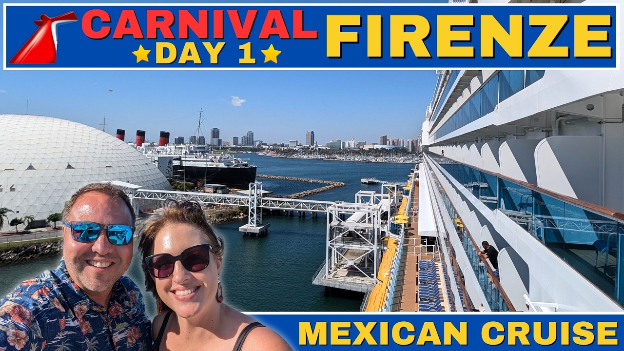 Carnival Firenze Mexican Cruise Sail Away From Long Beach VLOG Day 1 carnival-firenze-mexican-cruise-sail-away-from-long-beach-vlog-day-1