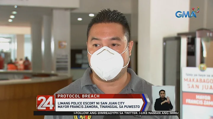 24 Oras: Limang police escort ni San Juan City May...