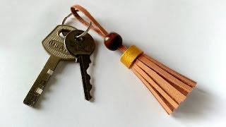 Leather Tassel Keychain – TENDEN