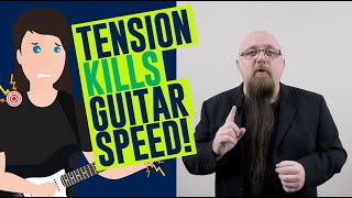 [Guitar Speed Lesson] Less Tension = More Guitar Speed