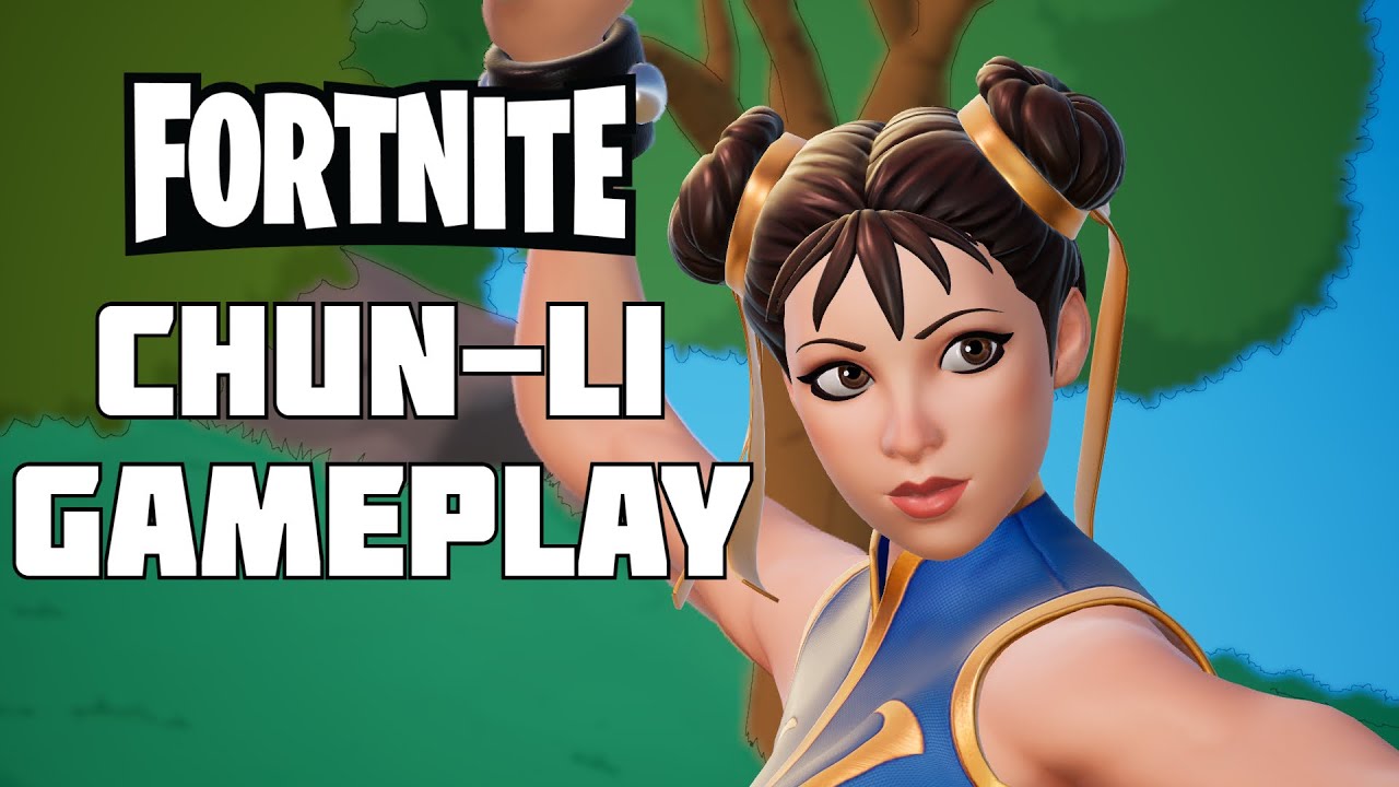 Fortnite Chun Li Map Code CHUN-LI FORTNITE Skin Gameplay - YouTube