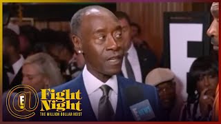 Don Cheadle Says THIS Hollywood Party Was “Bananas” | E! at FIGHT NIGHT | E! News