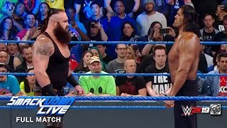 Braun Strowman vs. The Great Khali - Smackdown Live, Aug. 21, 2019