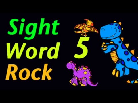 Sight Word Rock 5 (Fry's Sight Words 41-50) - Kindergarten Sight Words