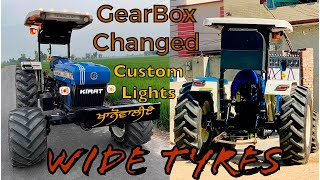 Fully Modified NEW HOLLAND 3630 | GearBox Changed | Custom Lights Wide Tyres Long Bumper | Full Info