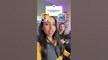 Elle préfère Michou ou Inoxtag ? - Chocoh Tiktok