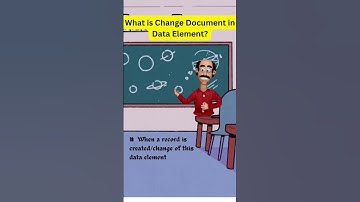Change Document in Data Element #sapabap #abap #sap #viralvideo #trending #shorts #training #course