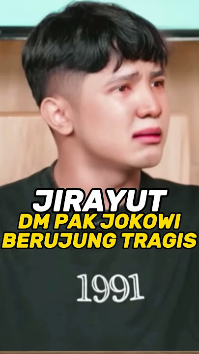 Dm Jirayut gak di bales pak Jokowi‼️🤣 #podcast #jirayut #kaesangpangarep #shorts #video #lucu