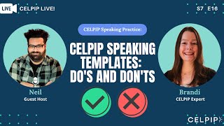 CELPIP Live! Speaking Templates: Do's and Don'ts - S7E16