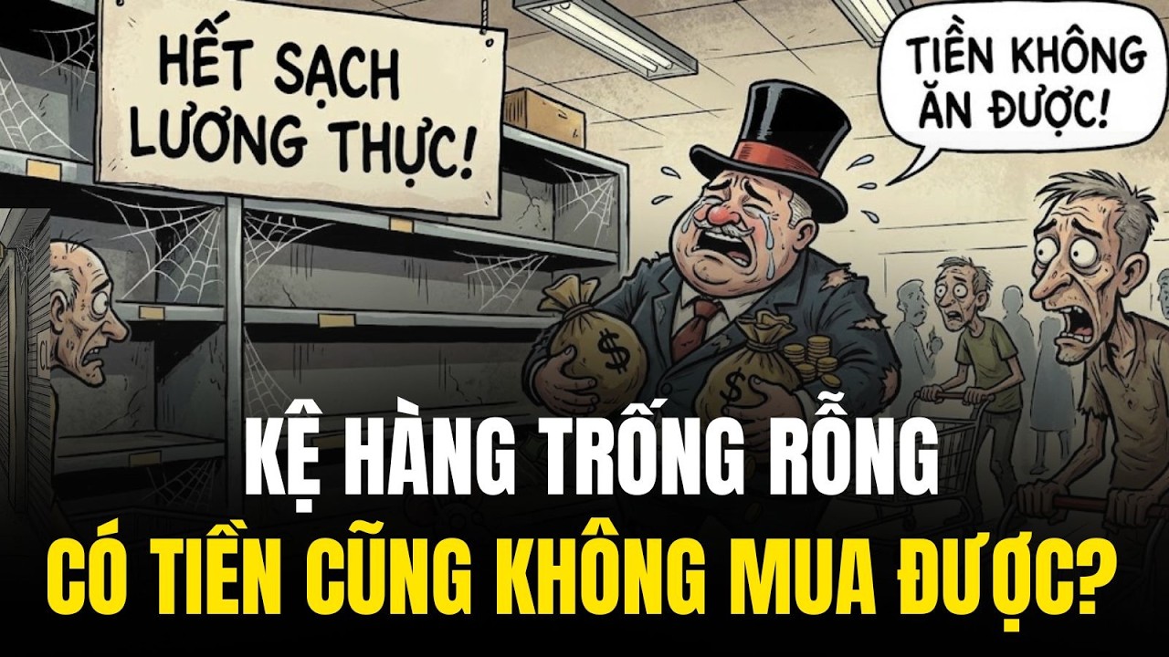 KỆ HÀNG TRỐNG RỖNG: CÓ TIỀN CŨNG KHÔNG MUA NỔI LƯƠNG THỰC THIẾT YẾU?