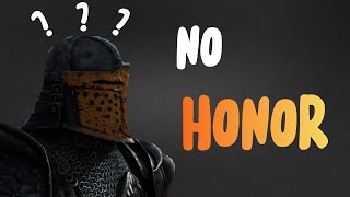 For Honor: No Honor