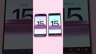 Galaxy S24 Ultra And Iphone 15 Pro Speed Test